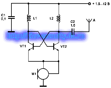 Микропередатчик со стабилизацией тока